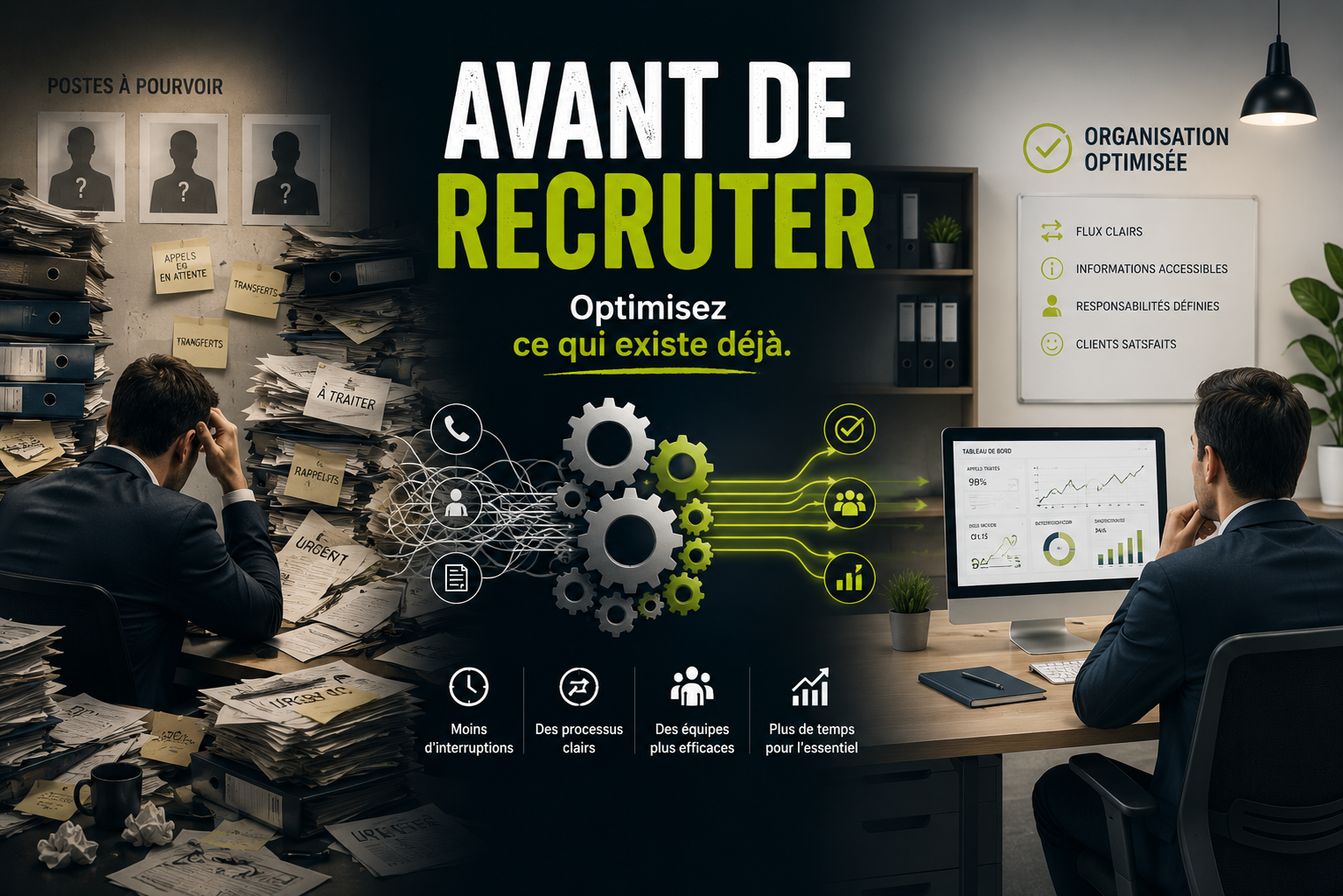 Avant de recruter, avez-vous optimisé votre organisation ?